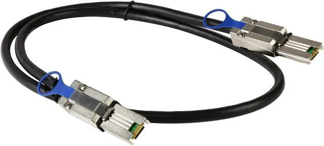 Alt view image 2 of 3 - Tripp Lite Model S524-01M 3.28 ft. External 4 Lane Mini-SAS (SFF-8088) to Mini-SAS (SFF-8088) SAS Cable