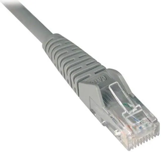 Main image of TRIPP LITE N201-020-GY 20 ft. Cat 6 Gray Gigabit Snagless Molded Patch Cable