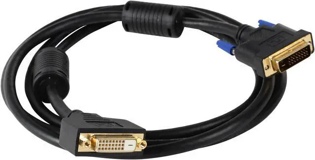 Alt view image 2 of 3 - Tripp Lite P562-006 Black 1 x DVI-D DUAL LINK (MALE) to 1 x DVI-I (FEMALE) Male to Female DVI Dual Link Extension TMDS Cable
