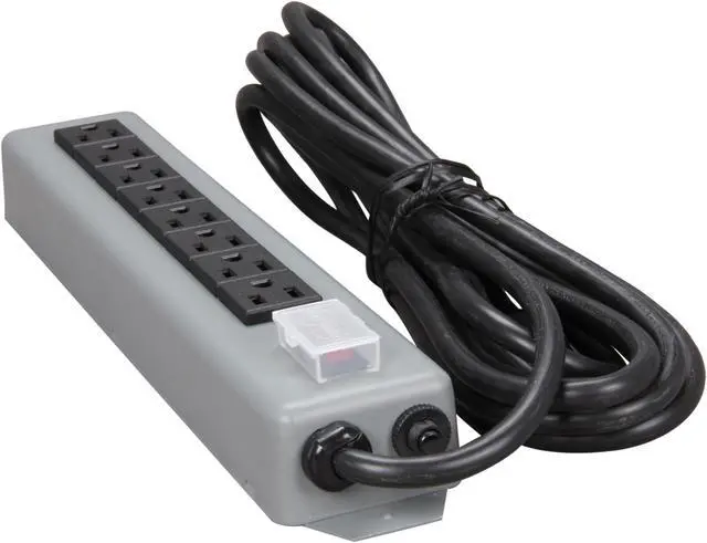 Alt view image 4 of 5 - TRIPP LITE UL17CB-15 9 Outlets Power Strip 120V Input Voltage 15 ft. Cord Length