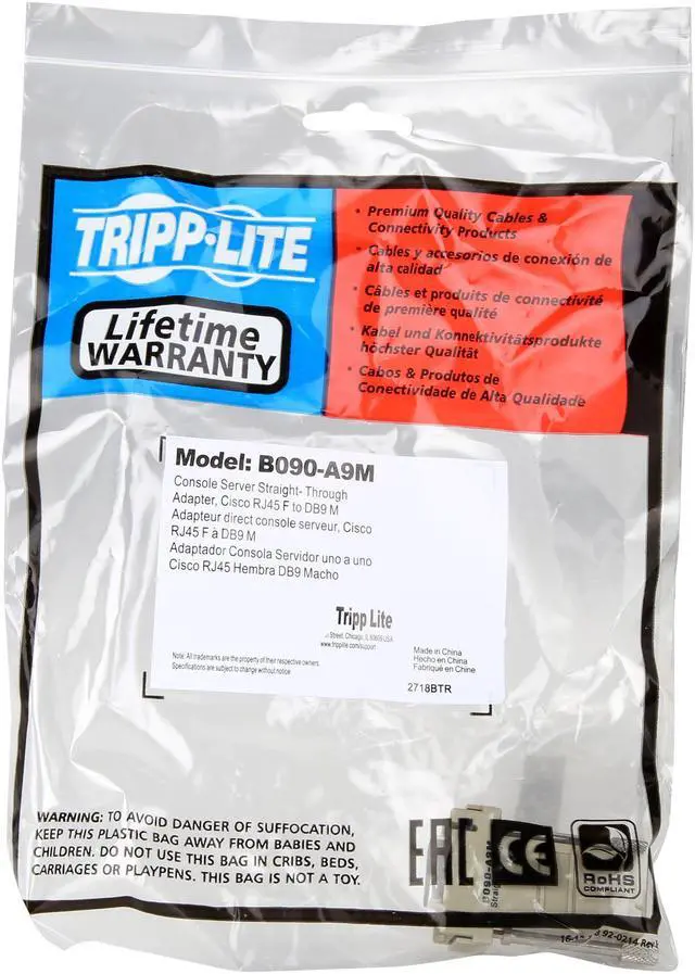 Alt view image 5 of 5 - Tripp Lite B090-A9M Modular Adapter