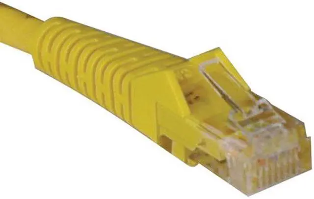 Main image of TRIPP LITE N001-005-YW 5 ft. Cat 5E Yellow Network Cable