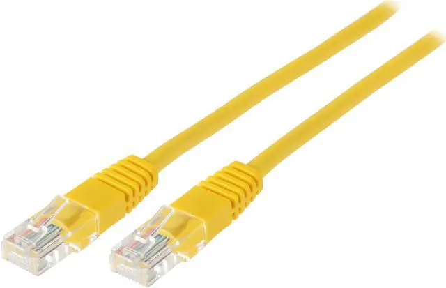 Main image of TRIPP LITE N002-001-YW 1 ft. Cat 5E Yellow Network Cable