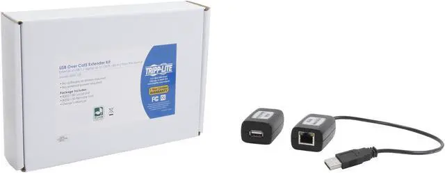 Alt view image 4 of 4 - Tripp Lite B202-150 USB over Cat5 Transmitter Receiver Extender Kit, USB 1.1 Extension