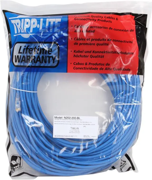 Alt view image 3 of 3 - TRIPP LITE N202-200-BL 200 ft. Cat 6 Blue Network Cable
