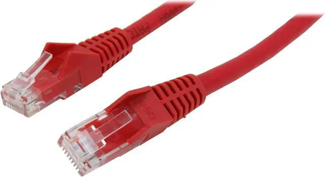 Main image of TRIPP LITE N201-003-RD 3 ft. Cat 6 Red Network Cable