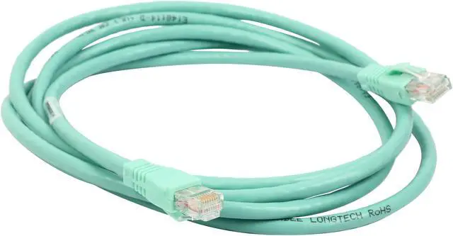 Alt view image 2 of 3 - TRIPP LITE N261-007-AQ 7 ft. Cat Cat6/6e/6a Aqua Snagless 10G Certified Patch Cable