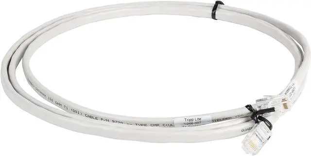 Alt view image 2 of 3 - TRIPP LITE N266-007 7 ft. Beige Shielded T1 Shielded RJ48C Cross-over Cable(RJ45 M/M)