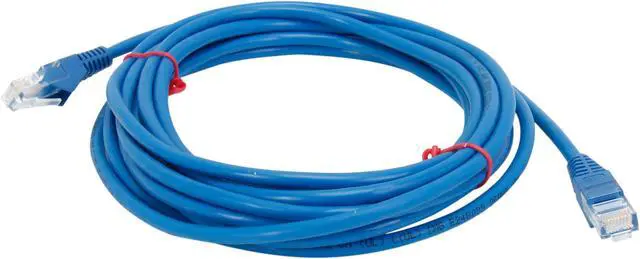 Alt view image 2 of 3 - TRIPP LITE N001-015-BL 15 ft. Cat 5/5E Blue 350MHz Blue Snagless Molded Patch Cable