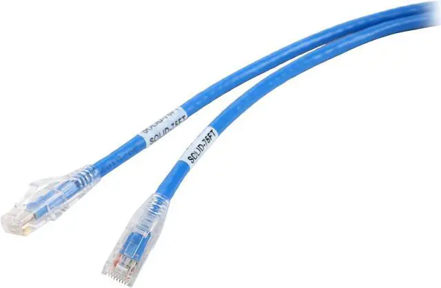 Main image of TRIPP LITE N202-075-BL 75 ft. Cat 6 Blue Gigabit Solid Conductor Snagless Patch Cable