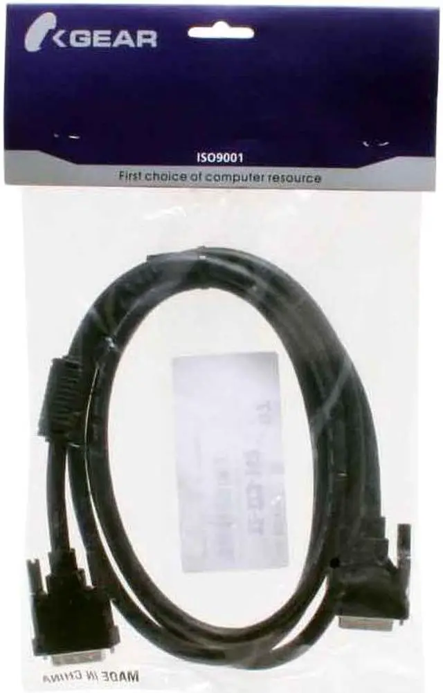 Alt view image 2 of 2 - OKGEAR GC6DVI2 Black DVI DIGITAL DUAL LINK CABLE,Black - OEM