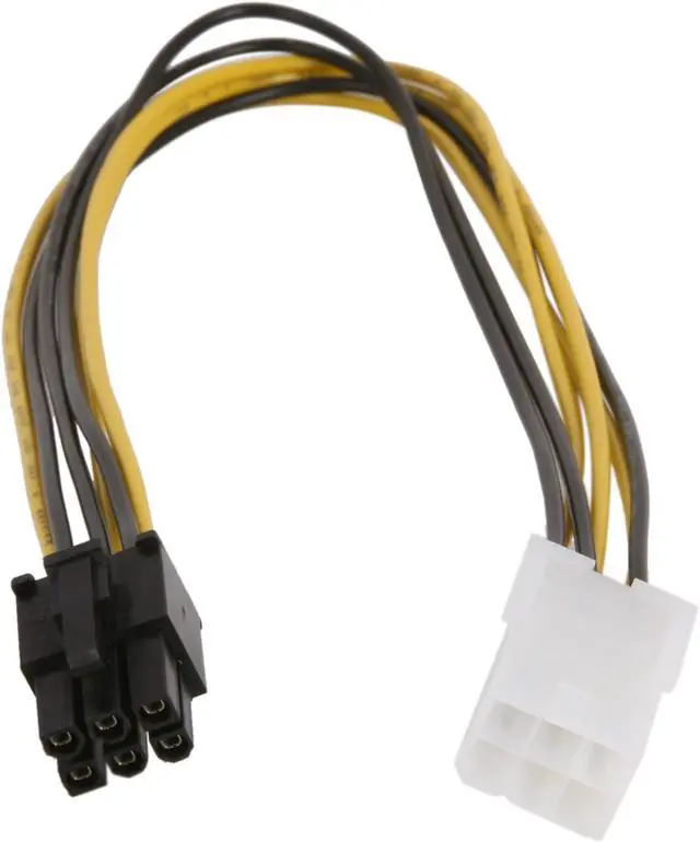 Alt view image 2 of 3 - OKGEAR PCI-6P-EX 1 ft. PCI Express 6 Pin Extension Cable