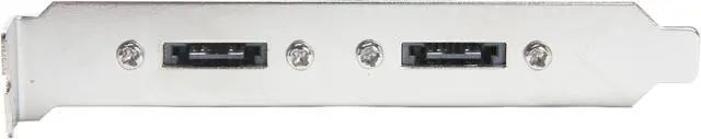 Alt view image 2 of 3 - OKGEAR TWO External SATA Port PCI Bracket, support Up to 6 Gbps