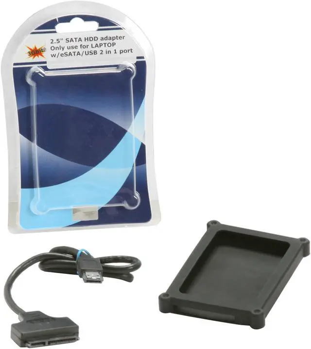 Alt view image 9 of 9 - OKGEAR OK107 2.5" SATA USB 2.0 & eSATA External Enclosure with USB 5V Power Connection Adapter