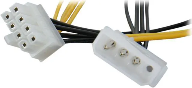 Main image of OKGEAR PP-P4XEON 1.16 ft. Molex 4 pin to ATX 8 pin cable