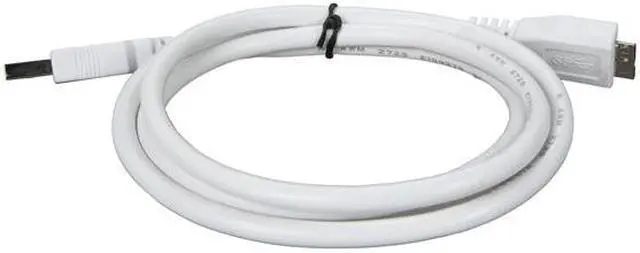 Alt view image 2 of 2 - OKGEAR OK2676 White USB 3.0 A male to Micro B male cable, white color