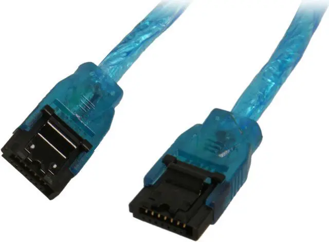 Main image of OKGEAR OK24A3RUB11 2 ft. SATA 6Gb/s round cable,straight to straight