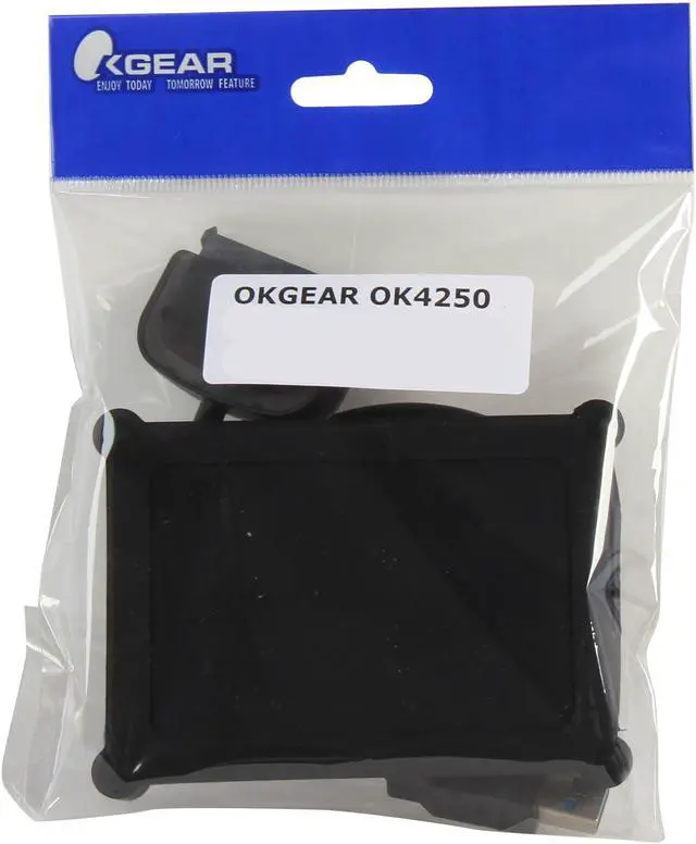 Alt view image 3 of 3 - OKGEAR OK4250 2.5" SATA HDD to USB 3.0 Adapter w/ Cable & Silicon Protection Case
