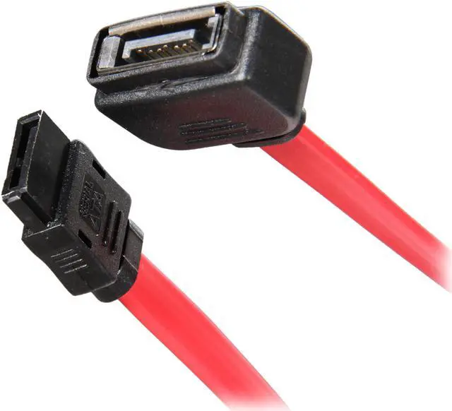 Main image of OKGEAR GC12ARMF 1 ft. SATA 7Pin Extension cable, red color