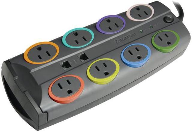 Alt view image 2 of 5 - Kensington K62691NA 8 Feet 8 Outlets 3090 Joules Surge Protector