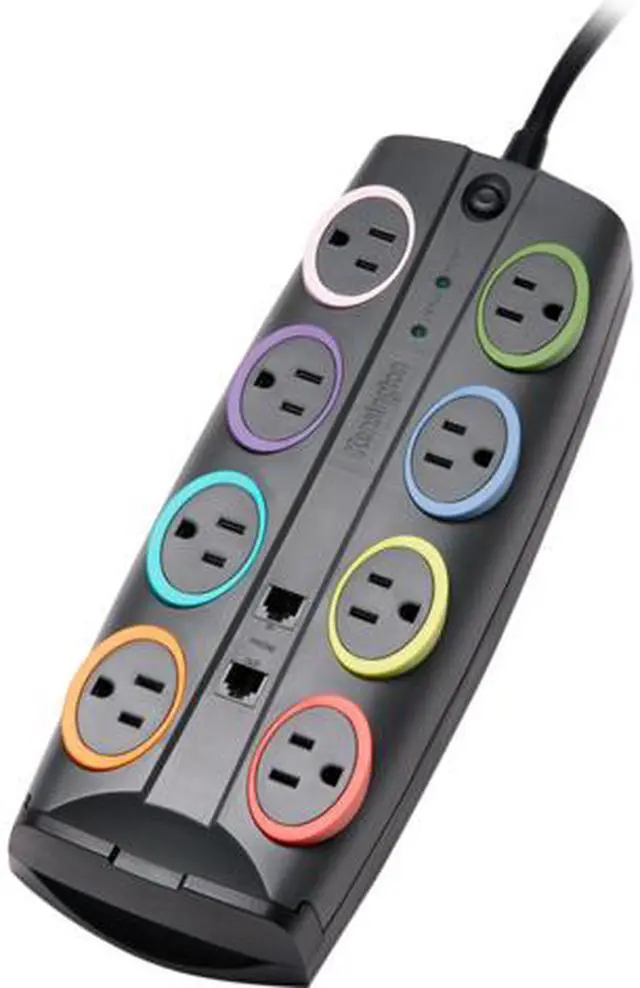 Main image of Kensington K62690NA 8 Feet 8 Outlets 2490 Joules Standard Adapter