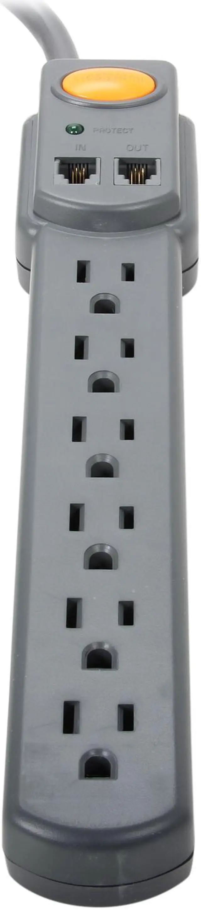 Alt view image 2 of 5 - Kensington 62134 6 ft 6 Outlets 220 joule Power Strip and Surge Protector