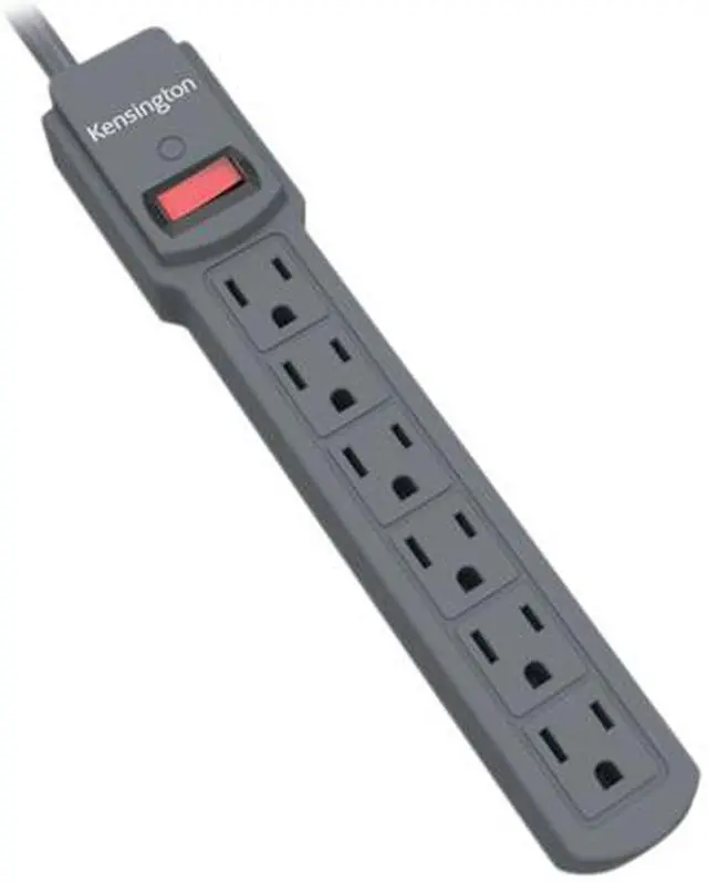 Alt view image 2 of 3 - Kensington K38214NA 6 Outlets Power Strip 4 ft. Cord Length