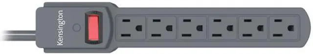 Alt view image 3 of 3 - Kensington K38214NA 6 Outlets Power Strip 4 ft. Cord Length