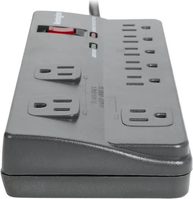 Alt view image 4 of 8 - Kensington K38218NA 6 Feet 8 Outlets 1080 Joules Surge Protector