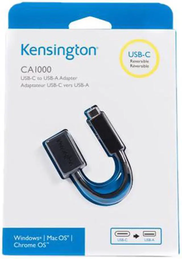 Alt view image 4 of 4 - Kensington CA1000 USB-C to USB 3.0 Adapter for USB Type-C Devices K33992WW