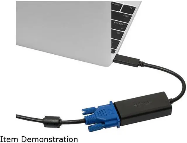 Alt view image 3 of 4 - Kensington K33994WW CV2000V USB-C HD VGA Adapter
