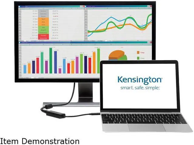 Alt view image 4 of 4 - Kensington K33993WW CV4000H USB-C 4K HDMI Adapter