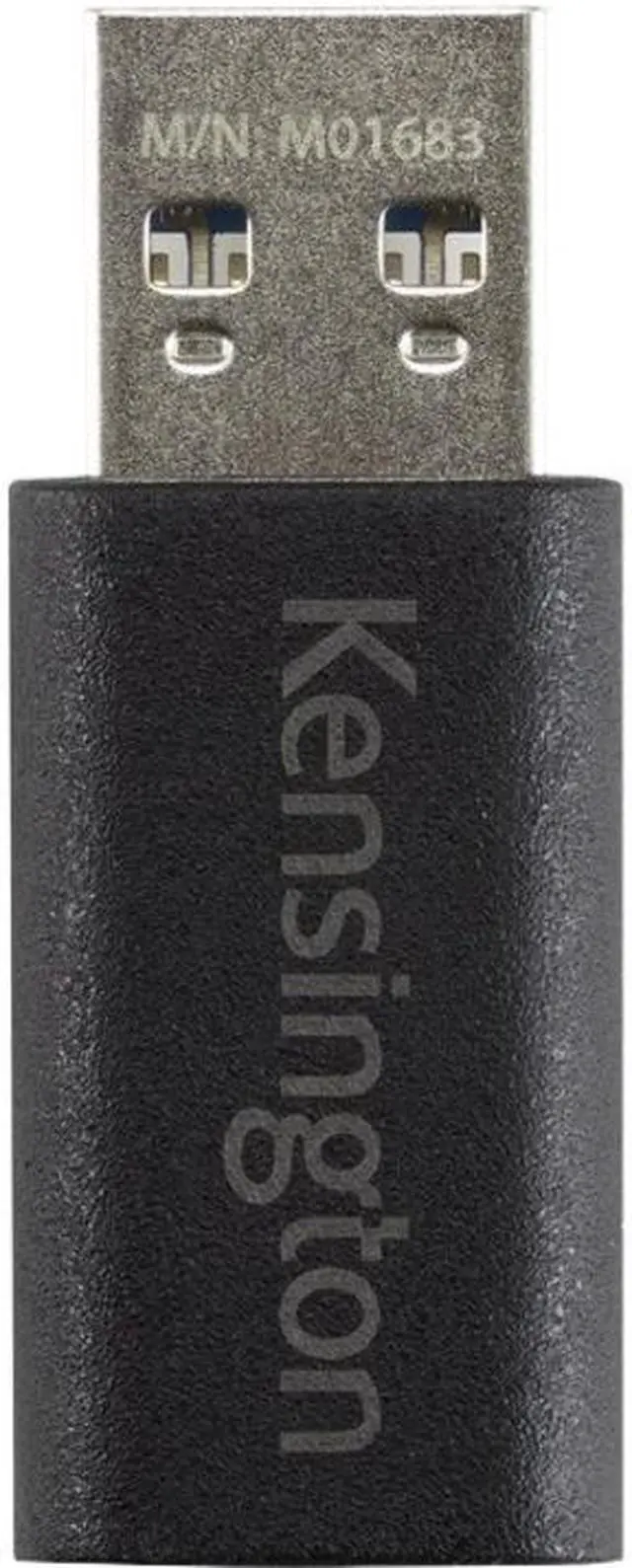 Alt view image 3 of 5 - Kensington CA1020 USB-A to USB-C M/F Adapter USB Type A - Male - 1 x USB4 Type C Female - Black
