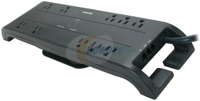 Main image of PHILIPS SPP4105A/17 6ft 10 Outlets 2500 j Surge Suppressor