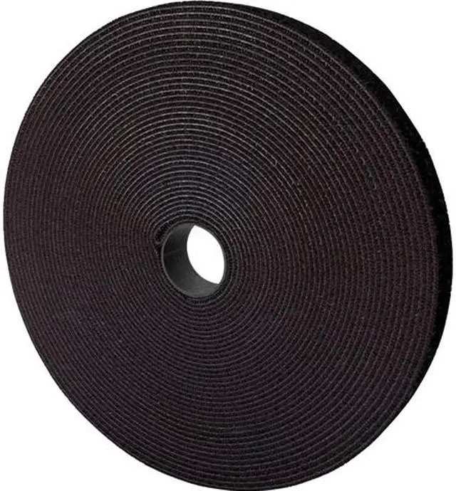 Main image of Unirise VELCRO-09IN-50PK Velcro Strap, 12" Width, Black, 50-Pack