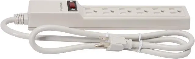 Alt view image 3 of 4 - Fellowes 99000 6 Outlets Power Strip 100 - 240 V AC Input Voltage 4 ft. Cord Length