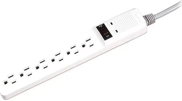 Main image of Fellowes 99012 6.0 Feet 6 Outlets 450 Joules Surge Protector