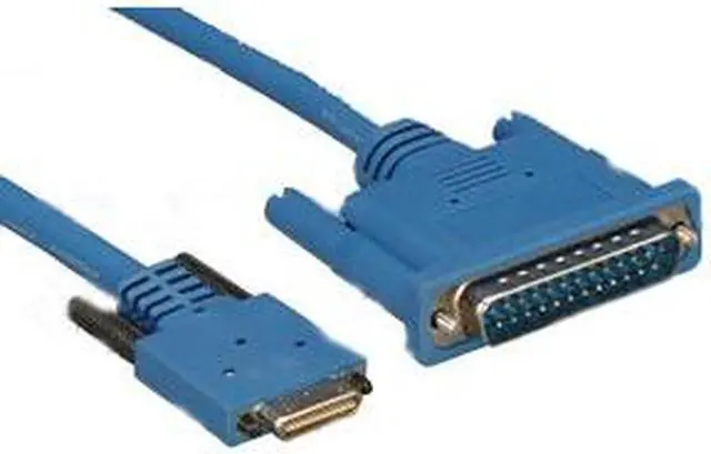 Alt view image 2 of 2 - Cisco Model CAB-530MT= 10 ft. DTE DB-60 Male to DB-25 Male Cable Male to Male
