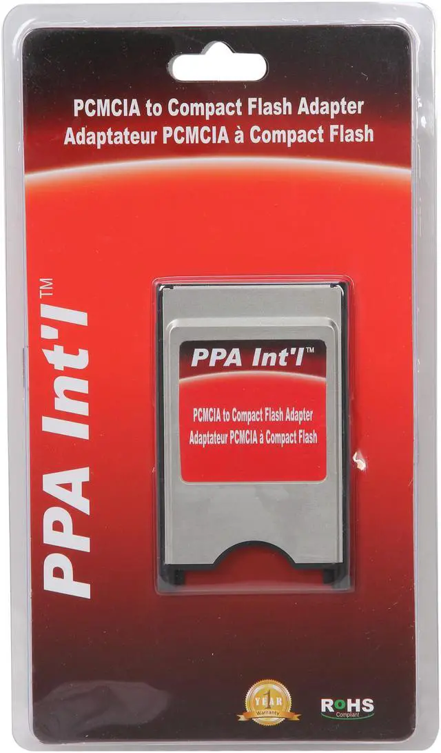 Alt view image 7 of 7 - PPA 1134 PCMCIA to Compact Flash Adapter
