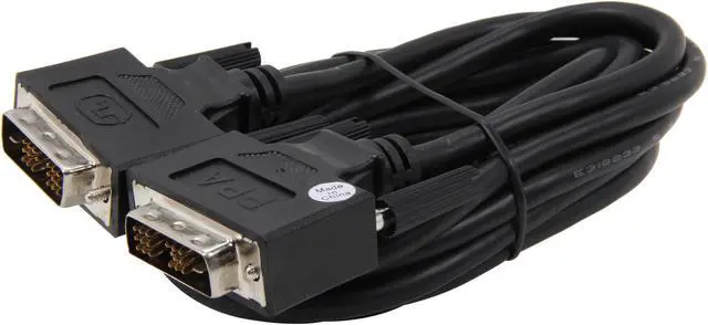 DAT 7383D Black Male to Male One DVI-D to DVI-D Single Link Cable ...