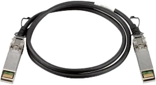 Main image of D-Link DEM-CB100S 3.28 ft. Cat Twinaxial Black 10G Passive SFP+ Direct Attach Cable