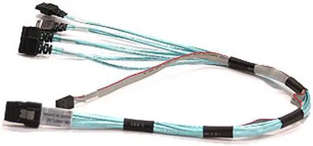 Alt view image 2 of 2 - Supermicro Model CBL-0097L-02 1.6 ft. Serial ATA / SAS cable w/ Sidebands