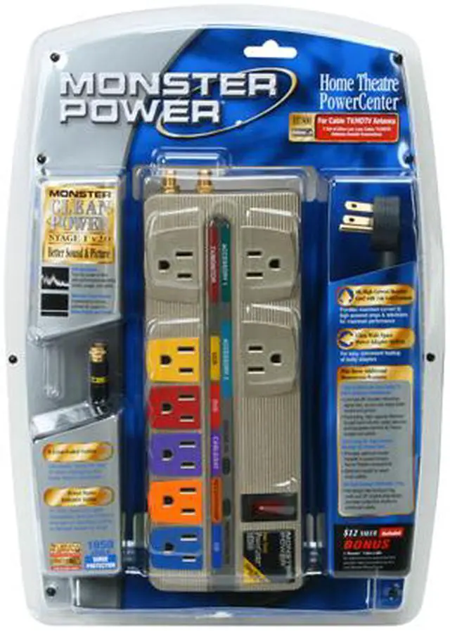 Alt view image 3 of 3 - Monster - Home Theater PowerCenter w/ Clean Power Stage 1 (HT-800)