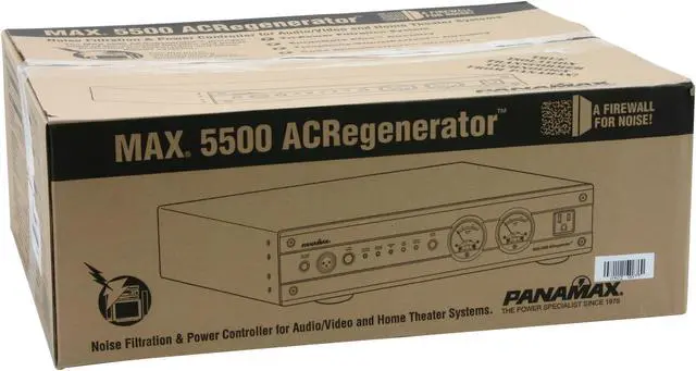 Alt view image 6 of 6 - PANAMAX M-5500 MAX 5500 Audio Video ACRegenerator