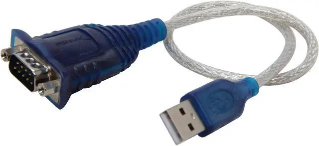 Alt view image 2 of 4 - SABRENT 1 ft. USB to Serial (9-pin) DB-9 RS-232 Adapter Cable (SBT-USC1M)