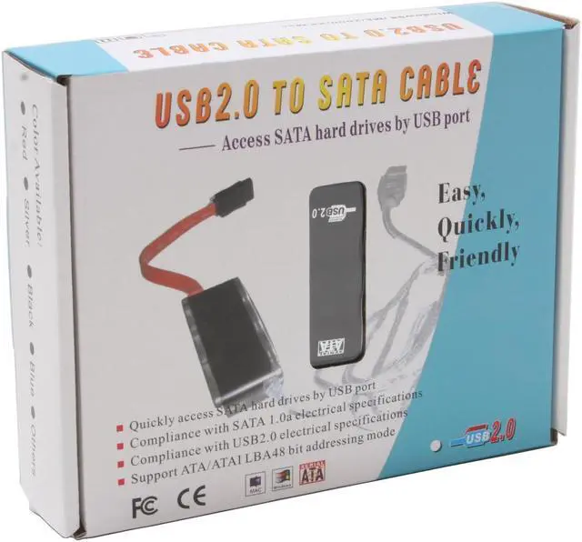 Alt view image 4 of 4 - SABRENT SATA-C35U Serial ATA (SATA) to USB 2.0 Cable Converter Adapter