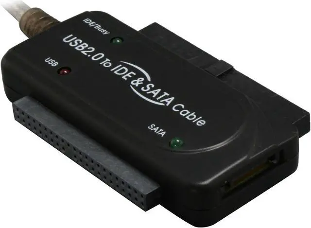 Main image of SABRENT USB-DSC5 2.5"/3.5"/5.25" SATA/IDE to USB 2.0 Converter Adapter With Power Supply & LED Activity Lights