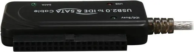 Alt view image 4 of 6 - SABRENT USB-DSC5 2.5"/3.5"/5.25" SATA/IDE to USB 2.0 Converter Adapter With Power Supply & LED Activity Lights