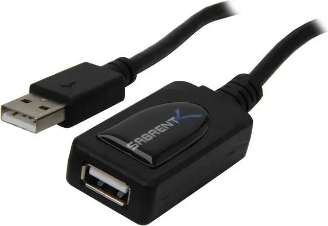 Main image of SABRENT USB-EXC2 Silver USB 2.0 ACTIVE Extension Cable AM/ AF