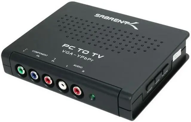 Main image of SABRENT TV-PCCT PC VGA to Component TV Display Adapter